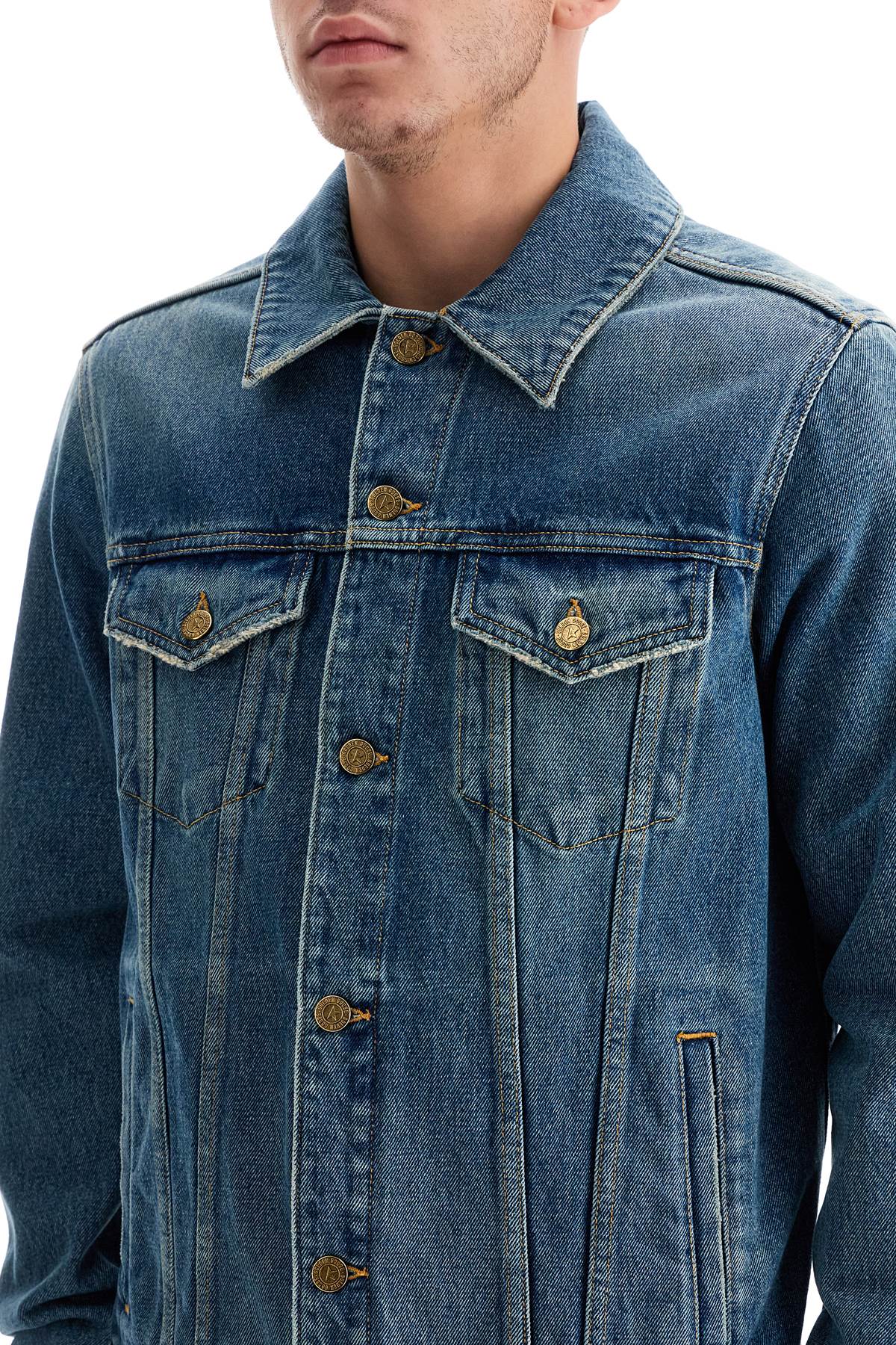 Regular Denim Jacket For Men Or  - Blue