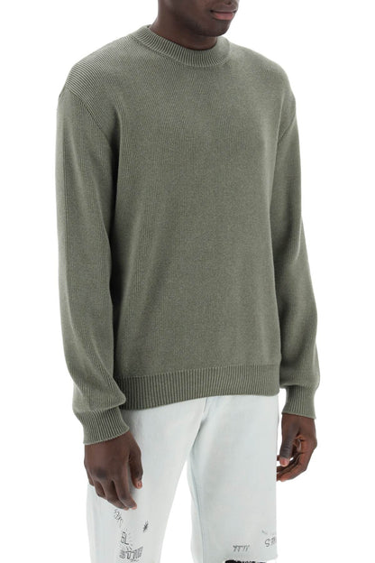 Davis Cotton Rib Sweater  - Khaki