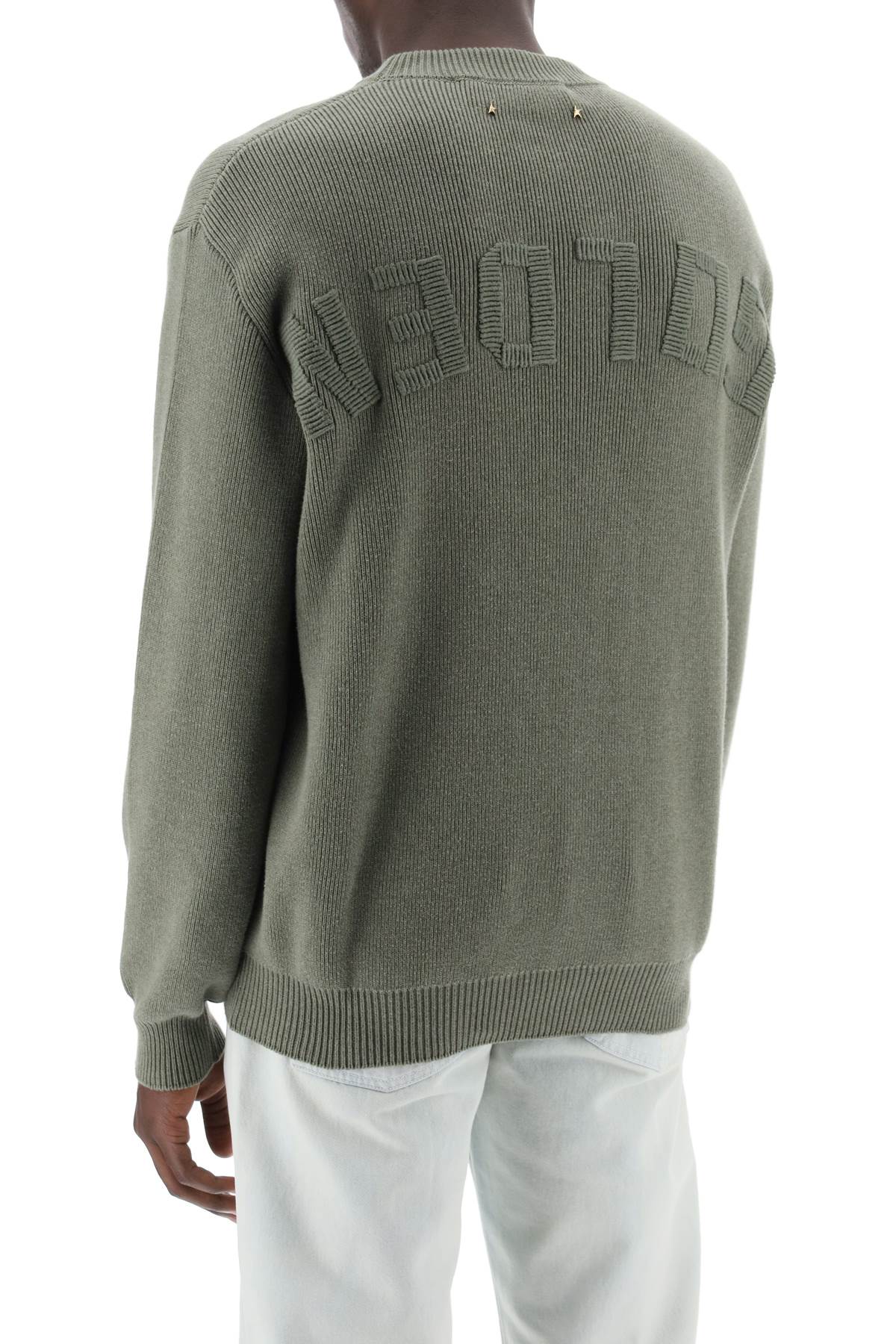 Davis Cotton Rib Sweater  - Khaki