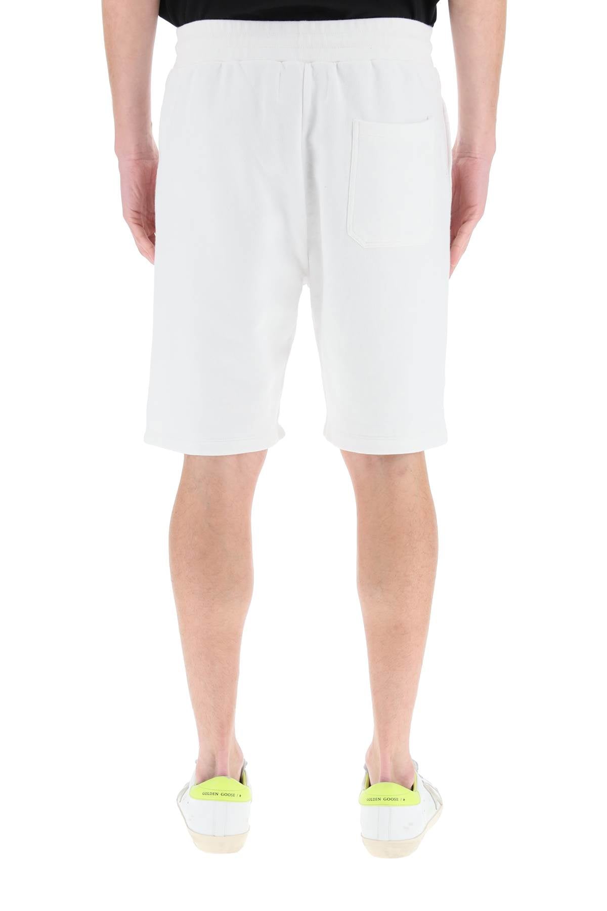 Diego Star Short Sweatpants  - White