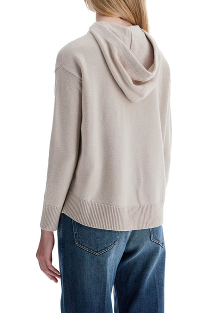 'knitted Gorizia Sweatshirt With Rhin  - Neutro