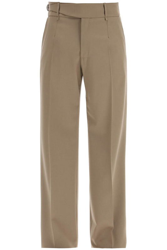 Tailored Stretch Trousers In Bi-st  - Beige