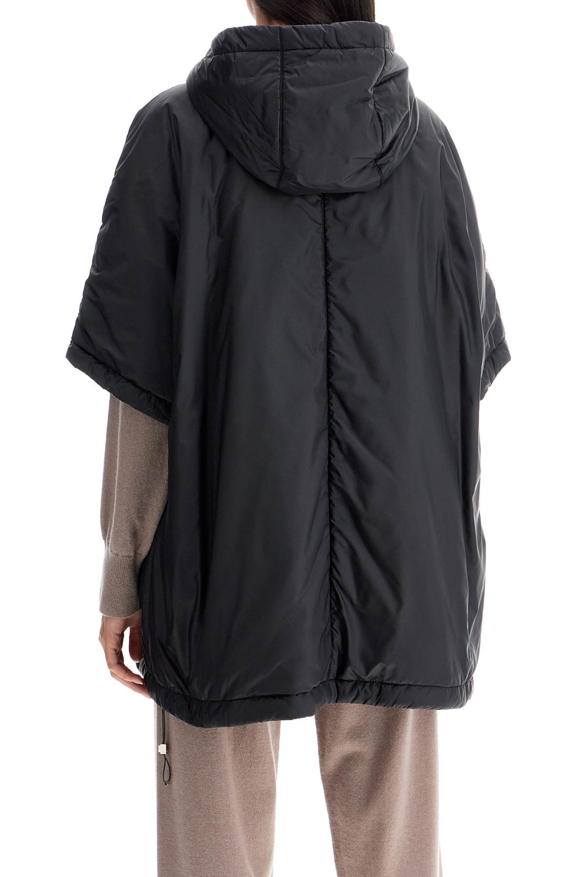 "anti-drip Fabric Hood  - Black