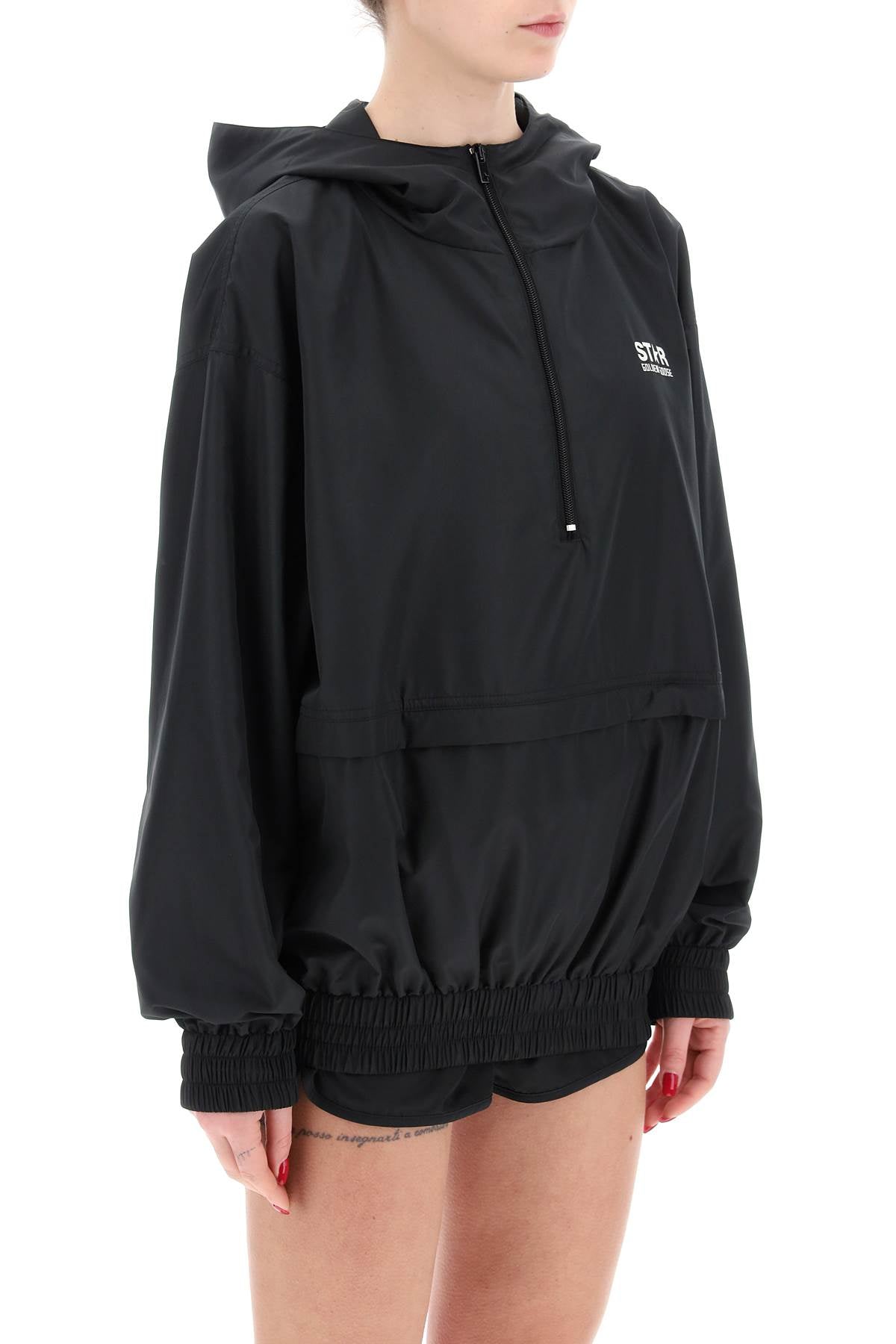 Wind Jacket For Outdoor Activities  - Black