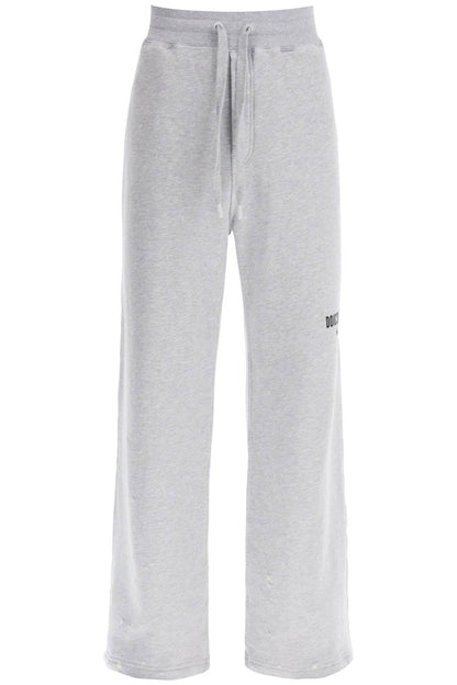 Distressed-effect Joggers  - Grigio