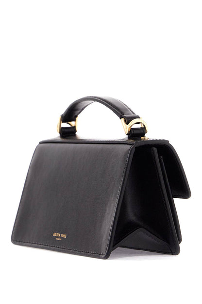 Mini Venice Leather Palmellata Handbag  - Black