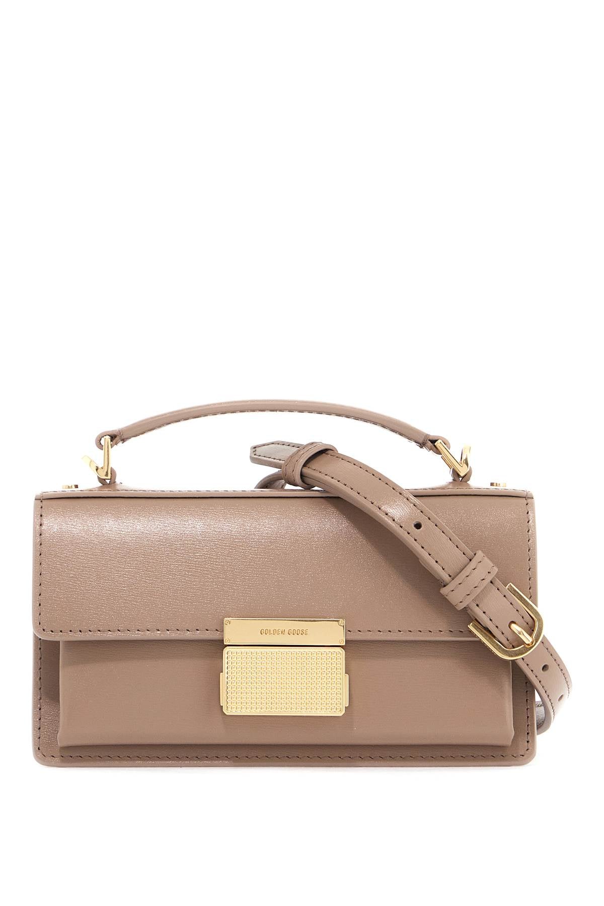 Mini Venice Leather Palmellata Handbag  - Beige