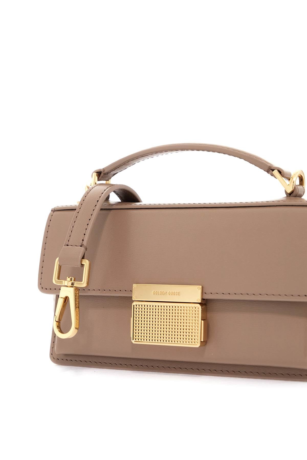 Mini Venice Leather Palmellata Handbag  - Beige