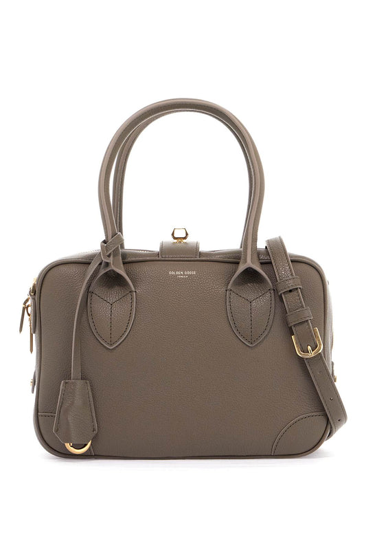 Leather Handbag For Everyday Use.  - Khaki