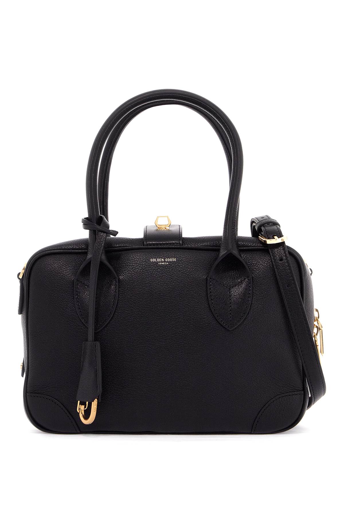 Leather Handbag For Everyday Use.  - Black