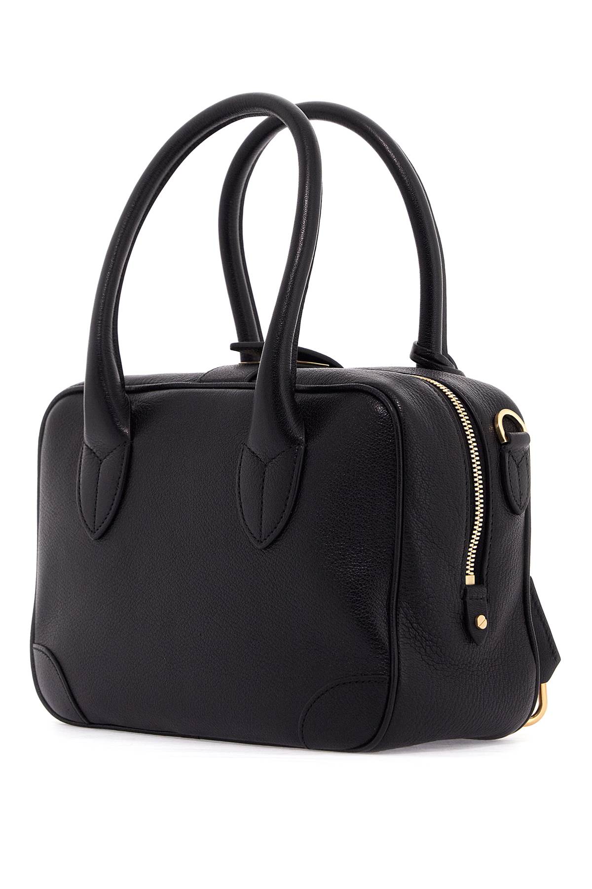 Leather Handbag For Everyday Use.  - Black