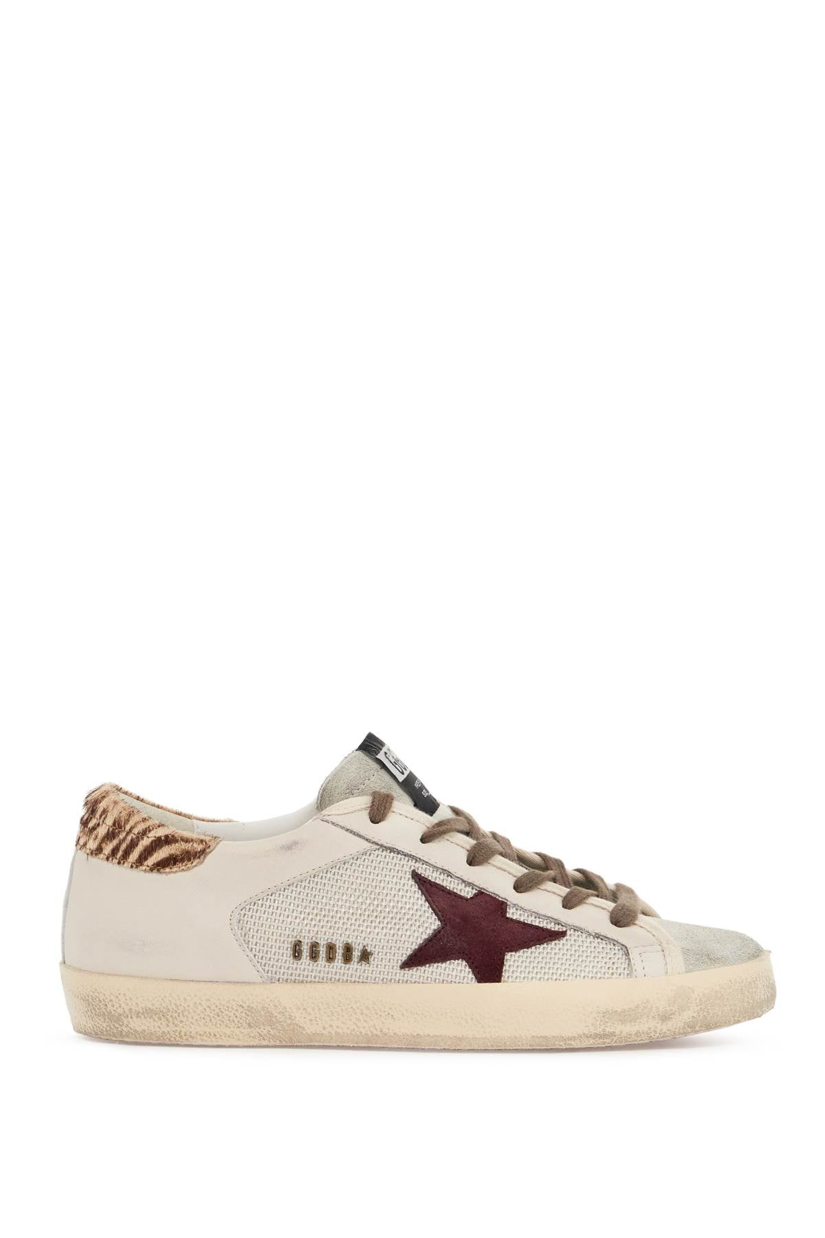 Super-star Canvas And Leather Sneakers  - Neutro