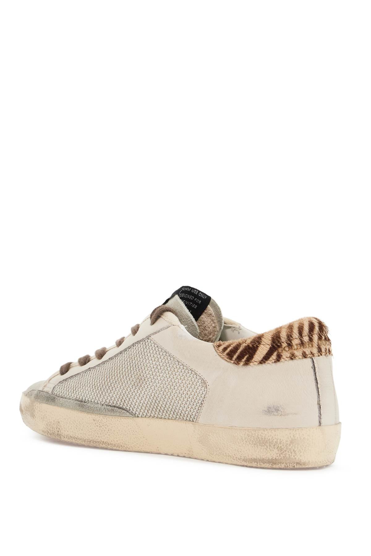 Super-star Canvas And Leather Sneakers  - Neutro