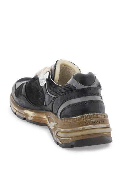 Dad-star Sneakers In Mesh And Nappa Leather  - Black