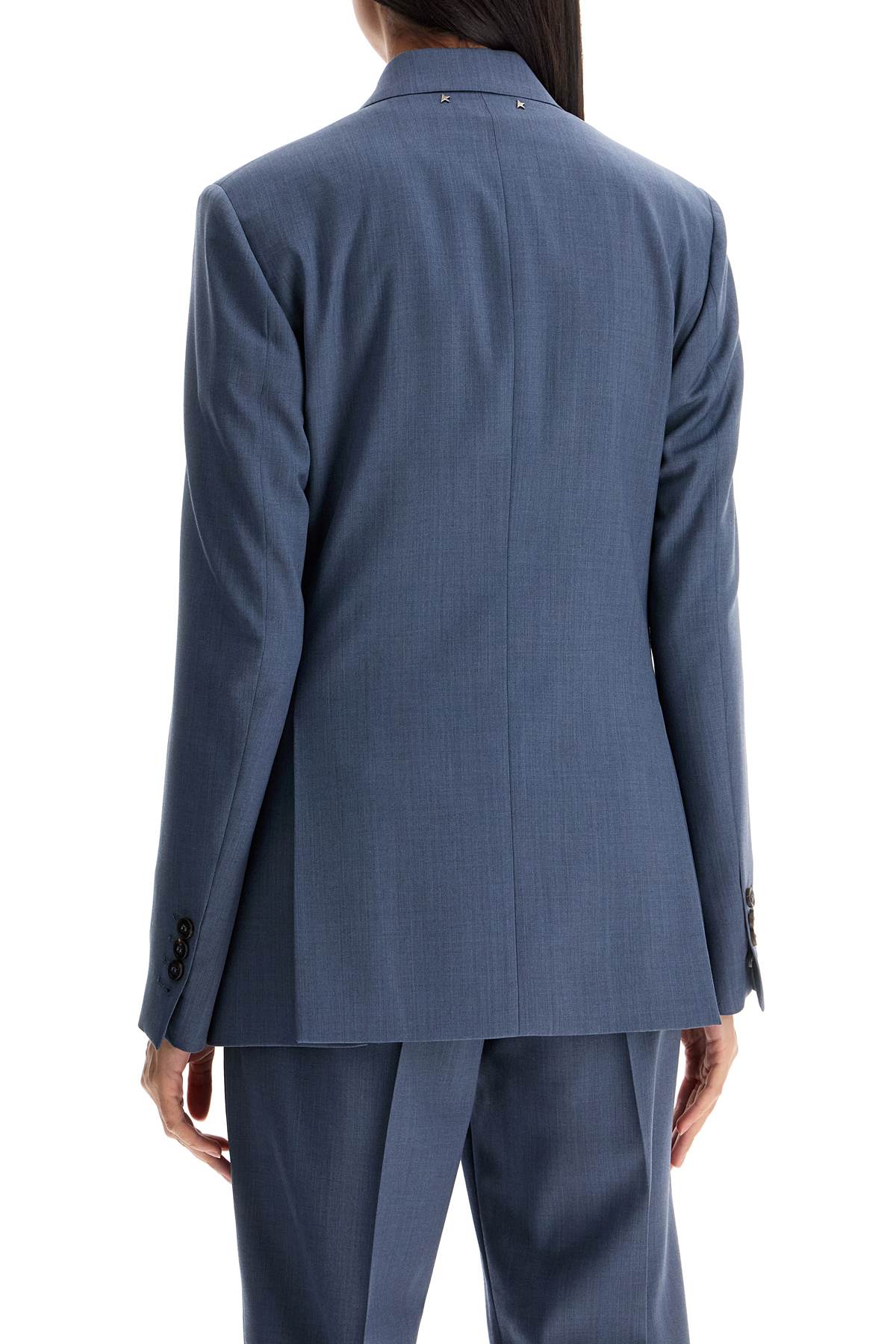 Tailored Wool Fresco Blazer  - Blue