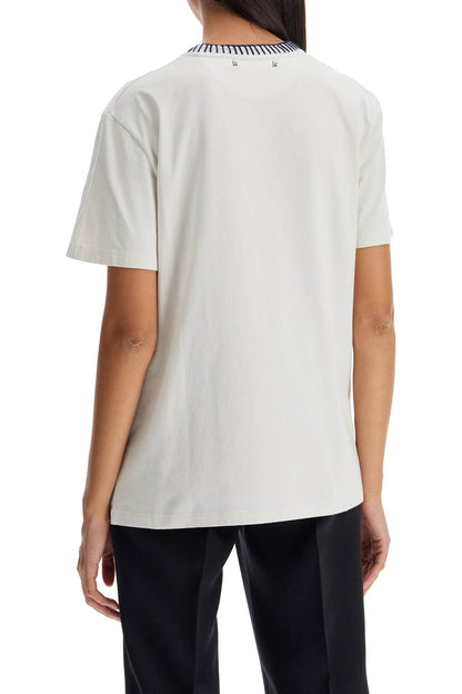 Crewneck T-shirt With  - White