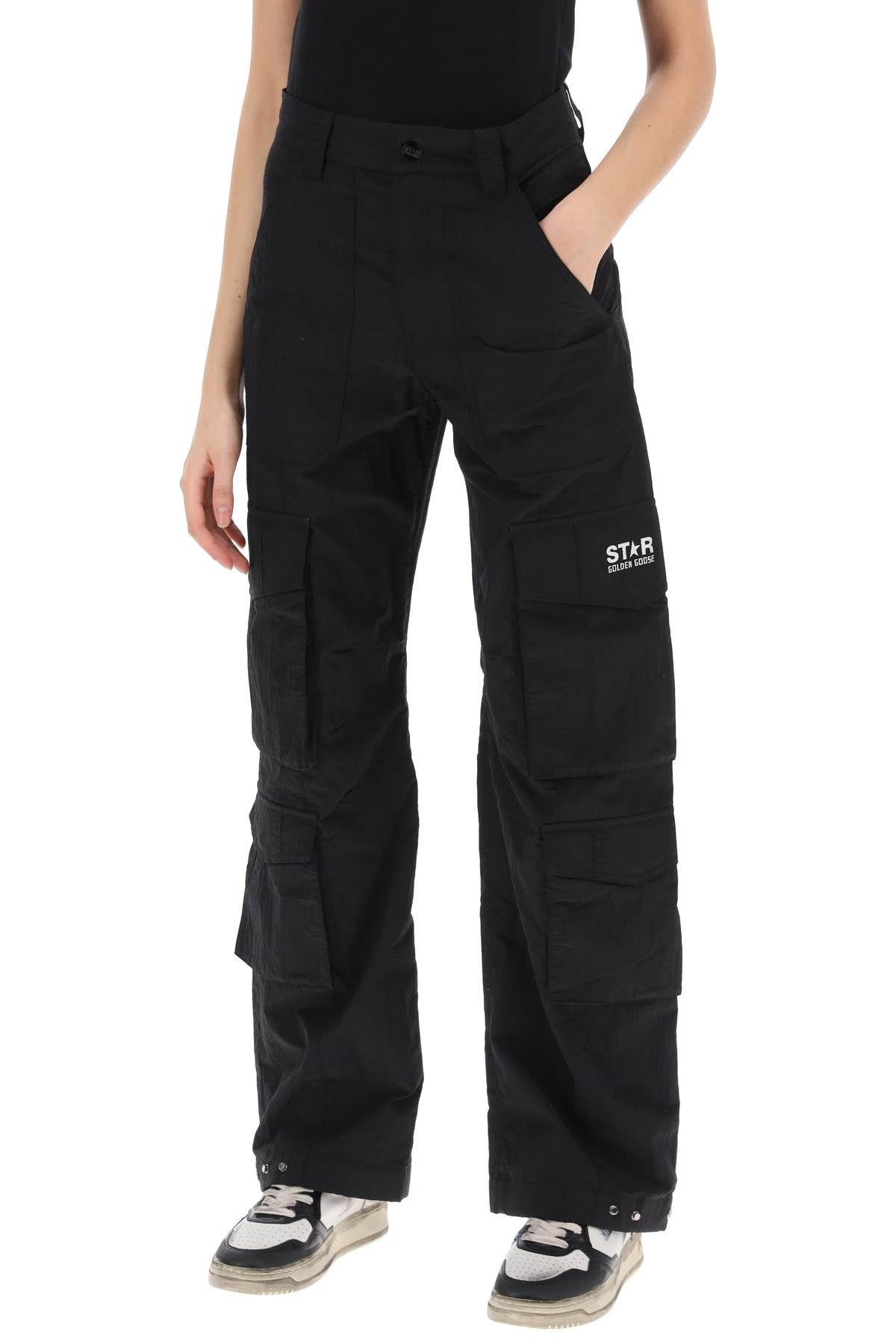 Lizzy Ripstop Cargo Pants  - Black