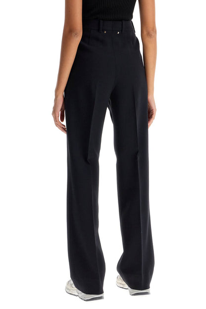 Tailored Crepe Trousers For  - Blue