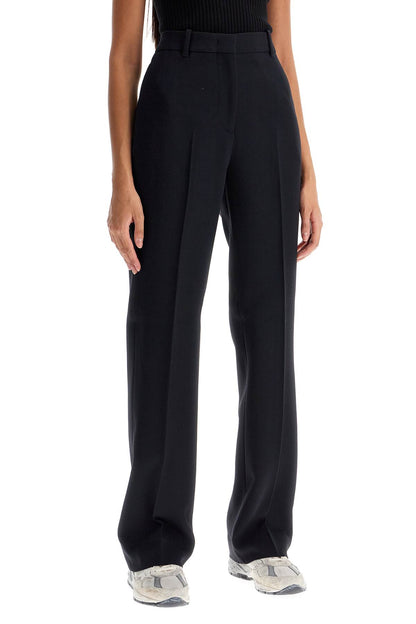 Tailored Crepe Trousers For  - Blue