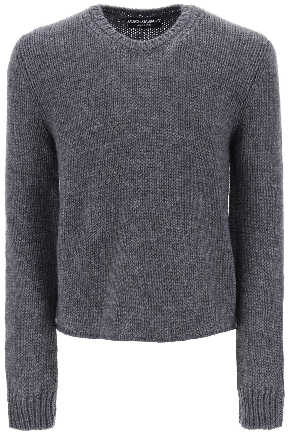 Wool And Alpaca Sweater  - Grigio