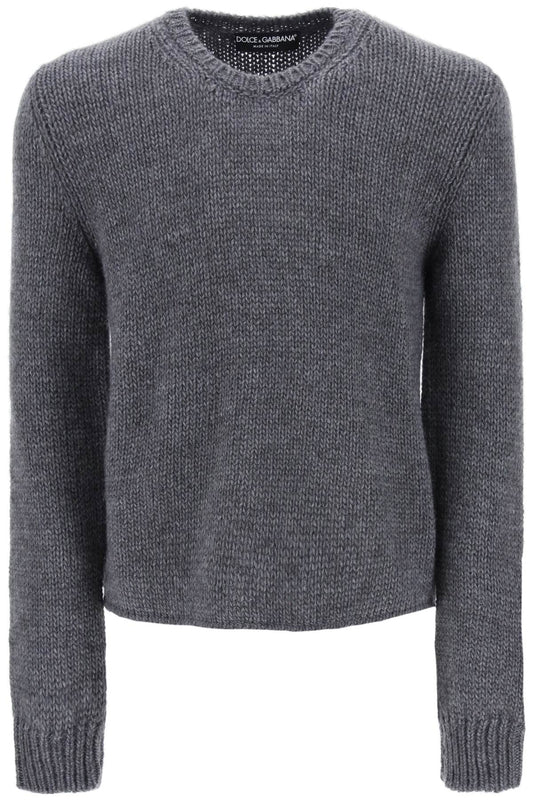 Wool And Alpaca Sweater  - Grigio