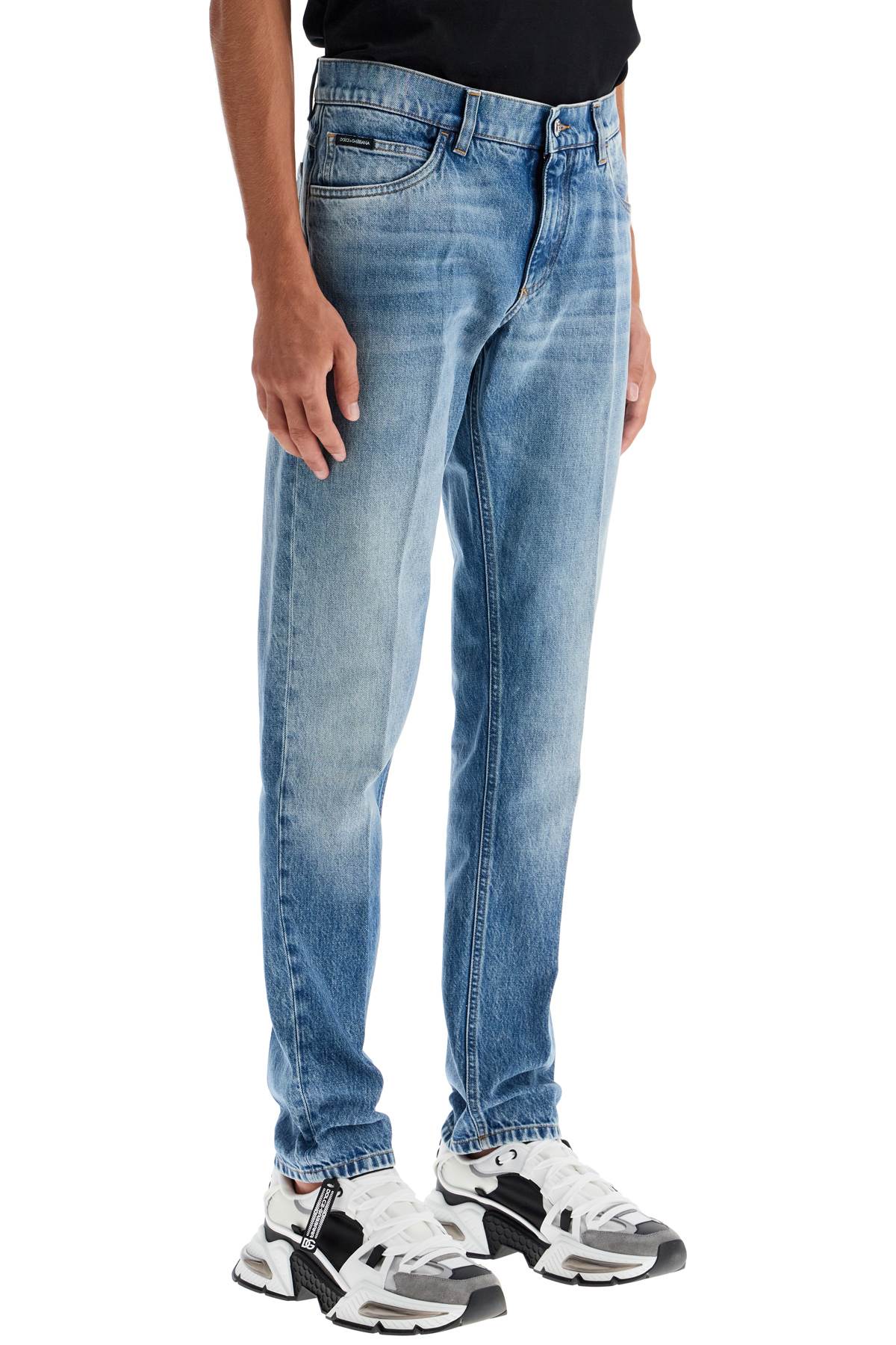 Low-rise Regular Fit Jeans  - Blue