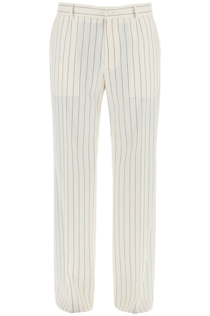 Tailored Pinstripe  - White