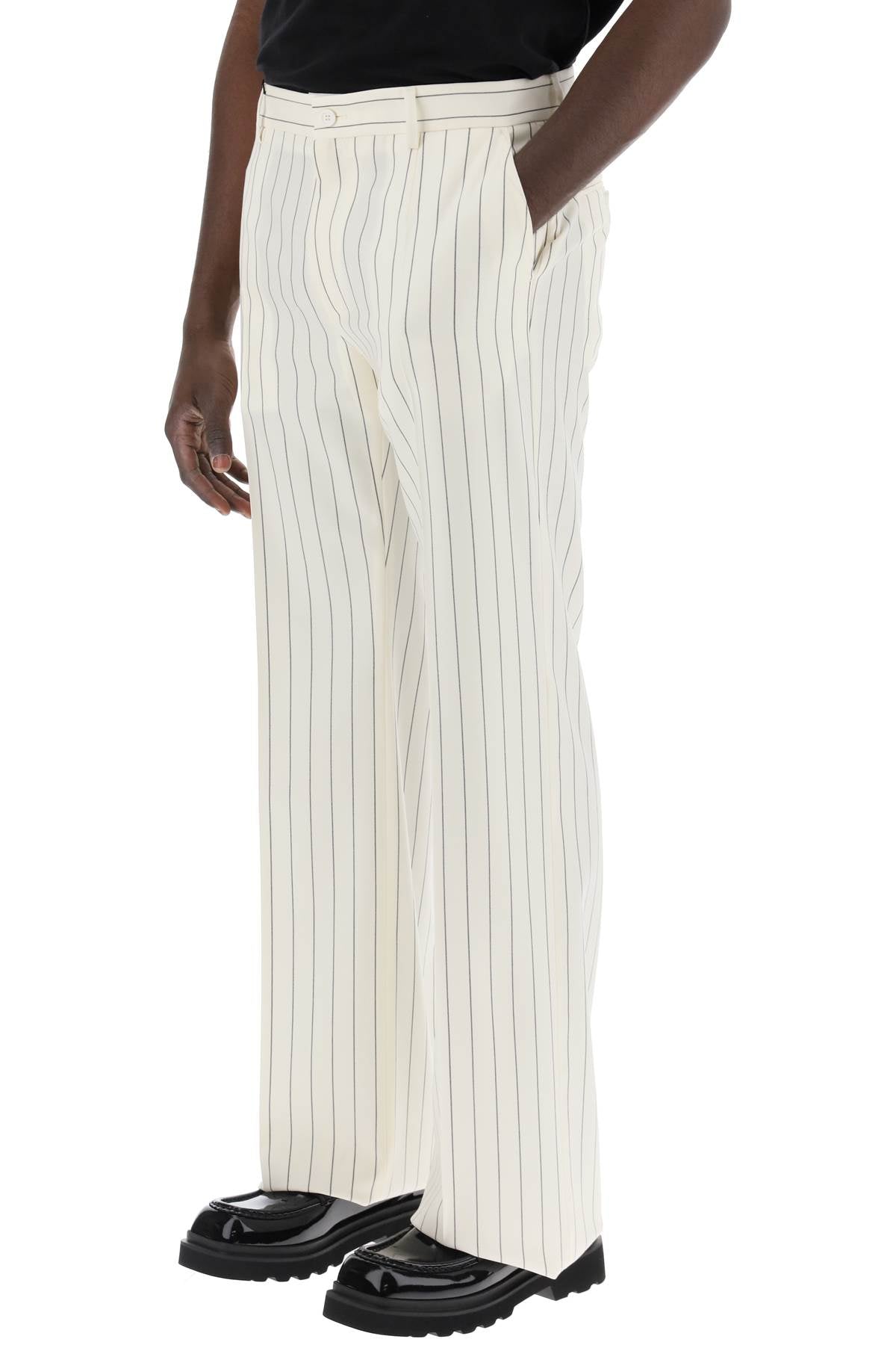 Tailored Pinstripe  - White