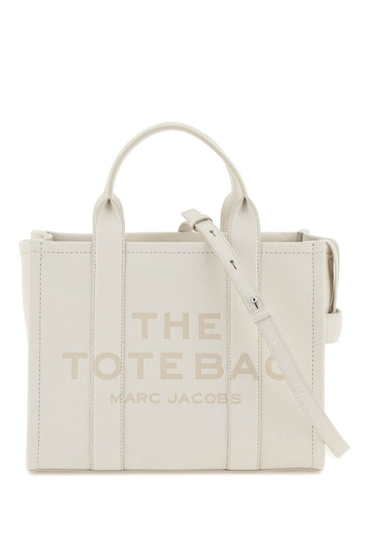 The Leather Medium Tote Bag  - White