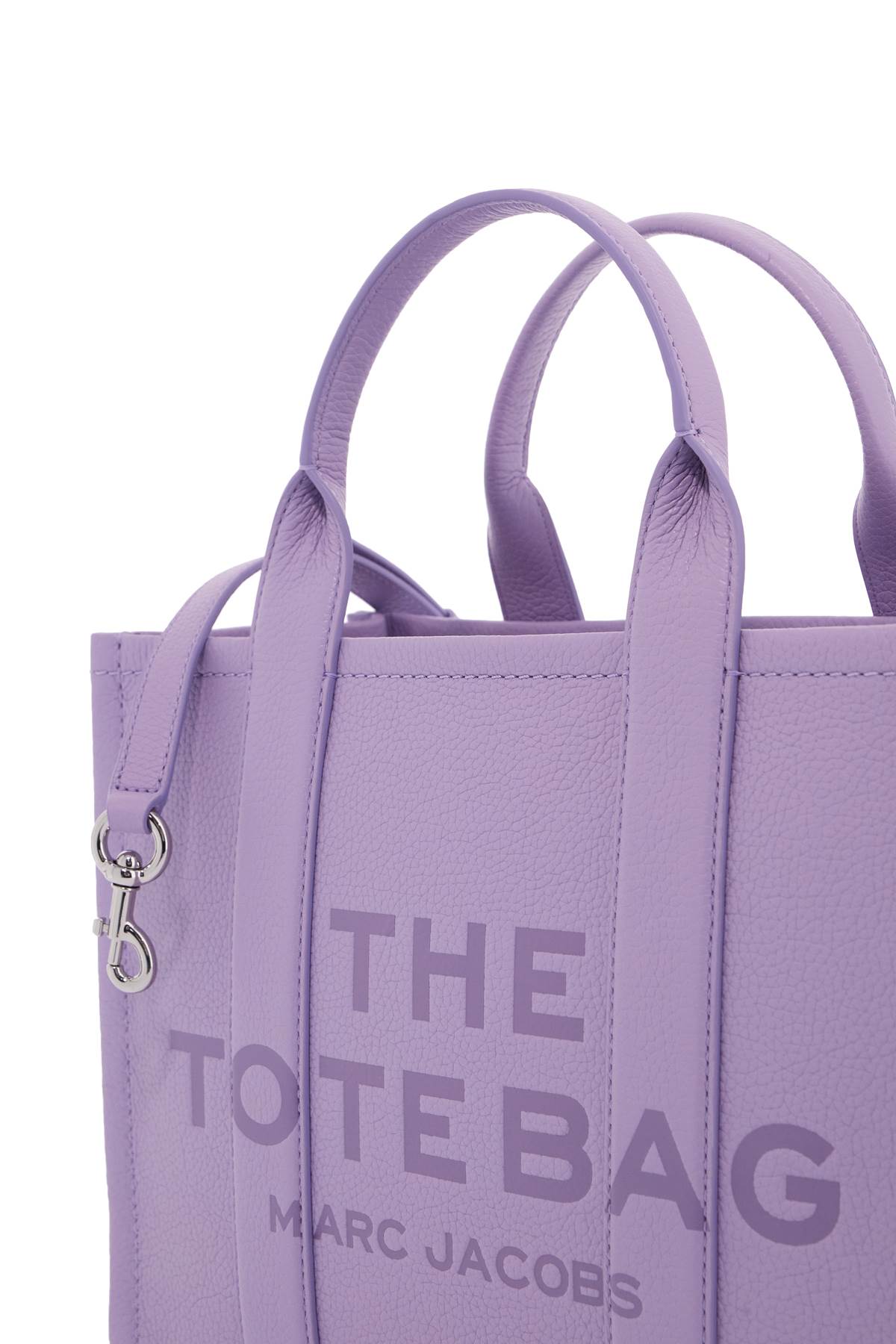 The Leather Medium Tote Bag  - Purple