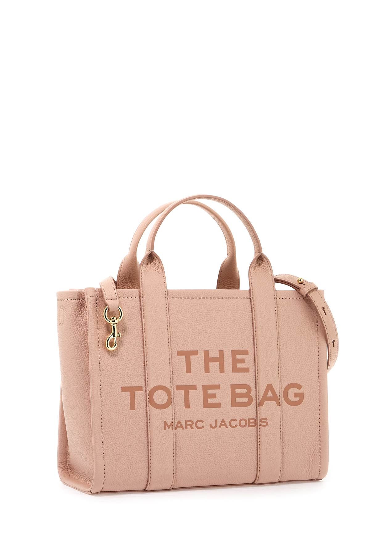 The Leather Medium Tote Bag  - Pink