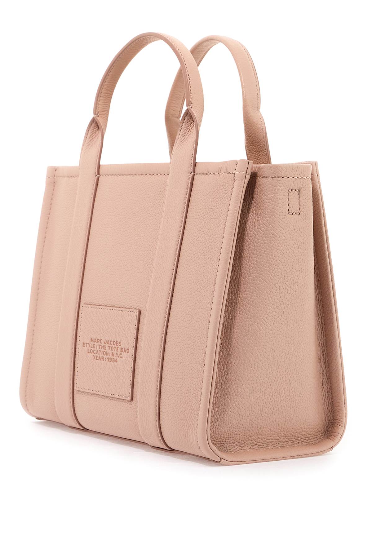 The Leather Medium Tote Bag  - Pink