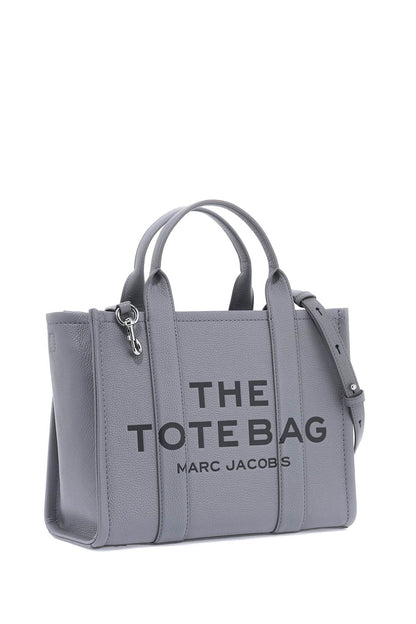 The Leather Medium Tote Bag  - Grey