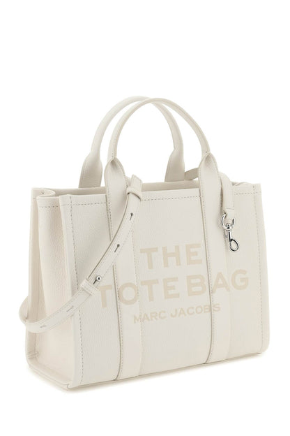 The Leather Medium Tote Bag  - White