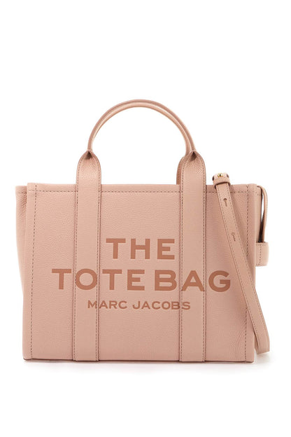 The Leather Medium Tote Bag  - Pink