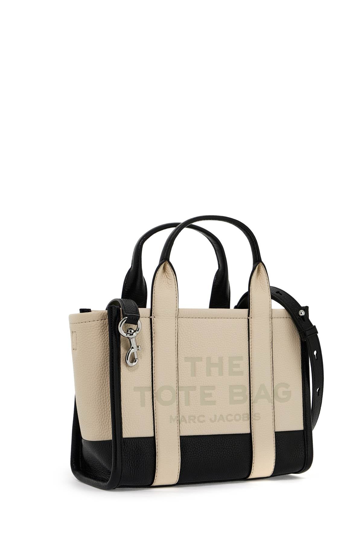 The Colorblock Small Tote Bag  - White