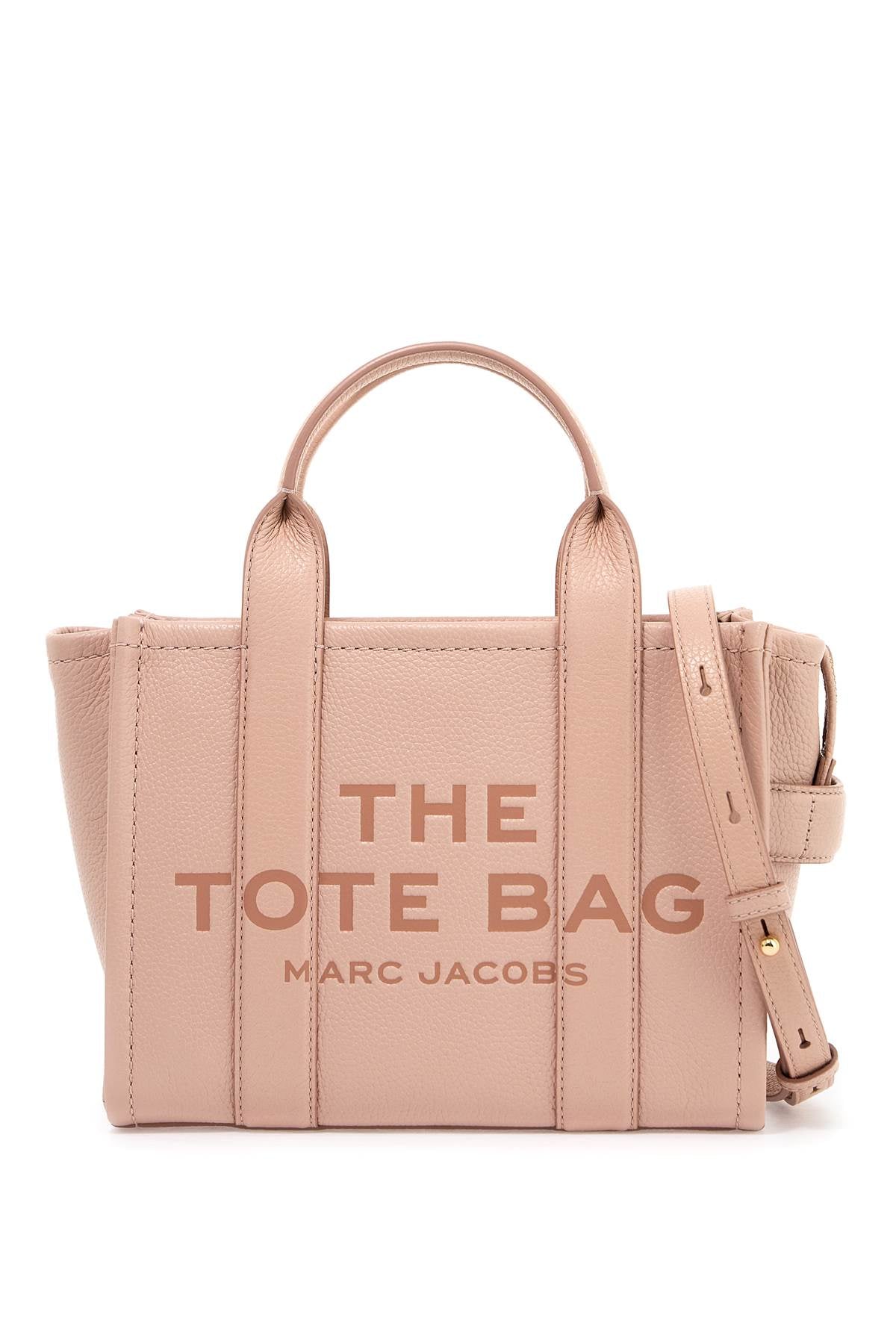 The Leather Small Tote Bag  - Pink