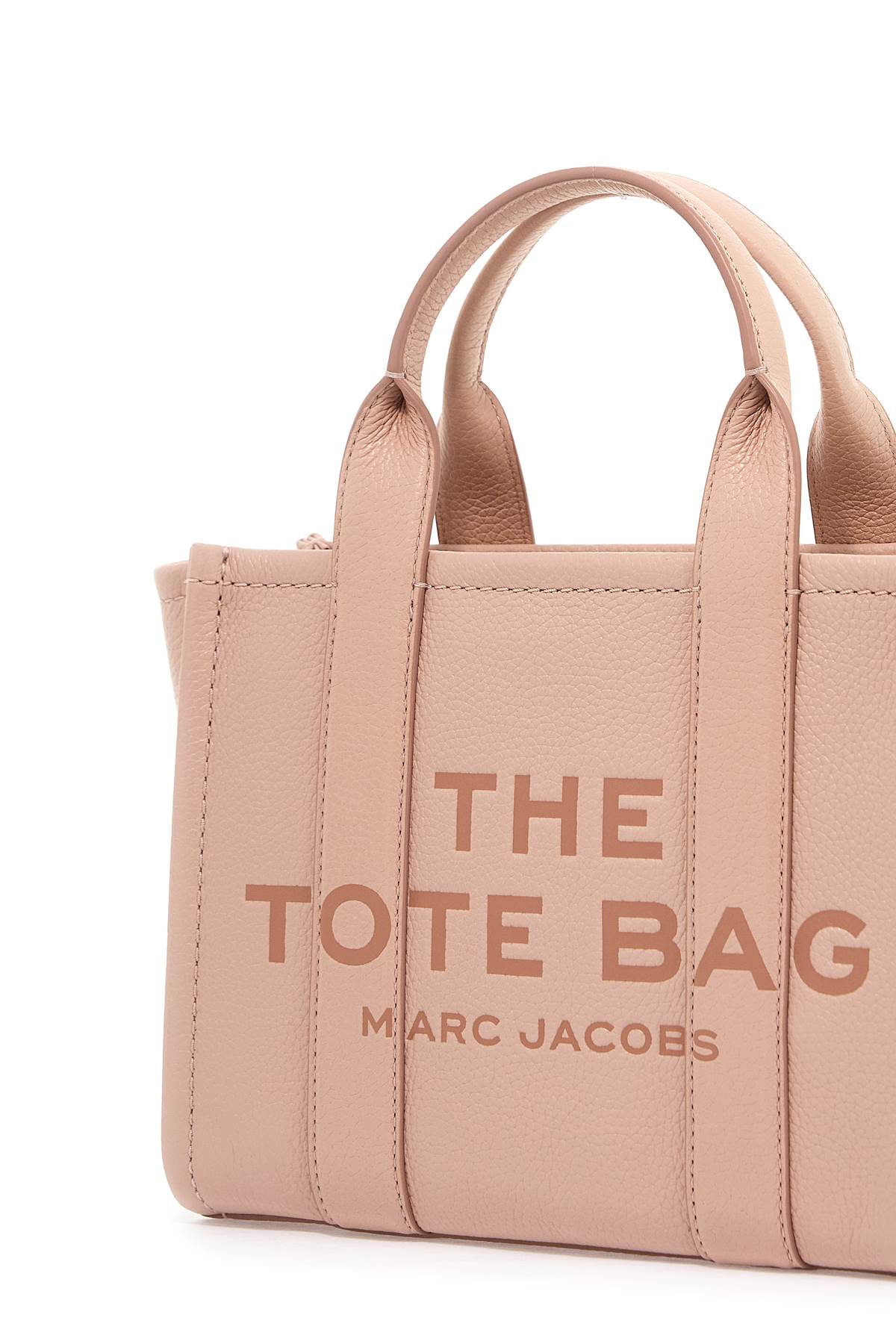 The Leather Small Tote Bag  - Pink