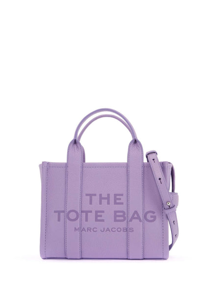 The Leather Small Tote Bag  - Purple