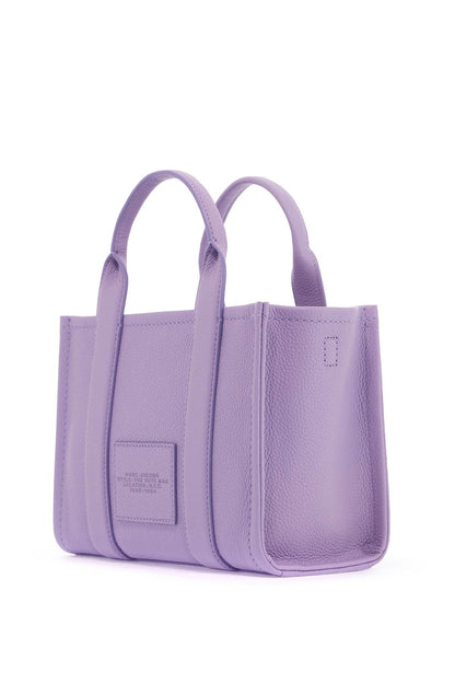 The Leather Small Tote Bag  - Purple