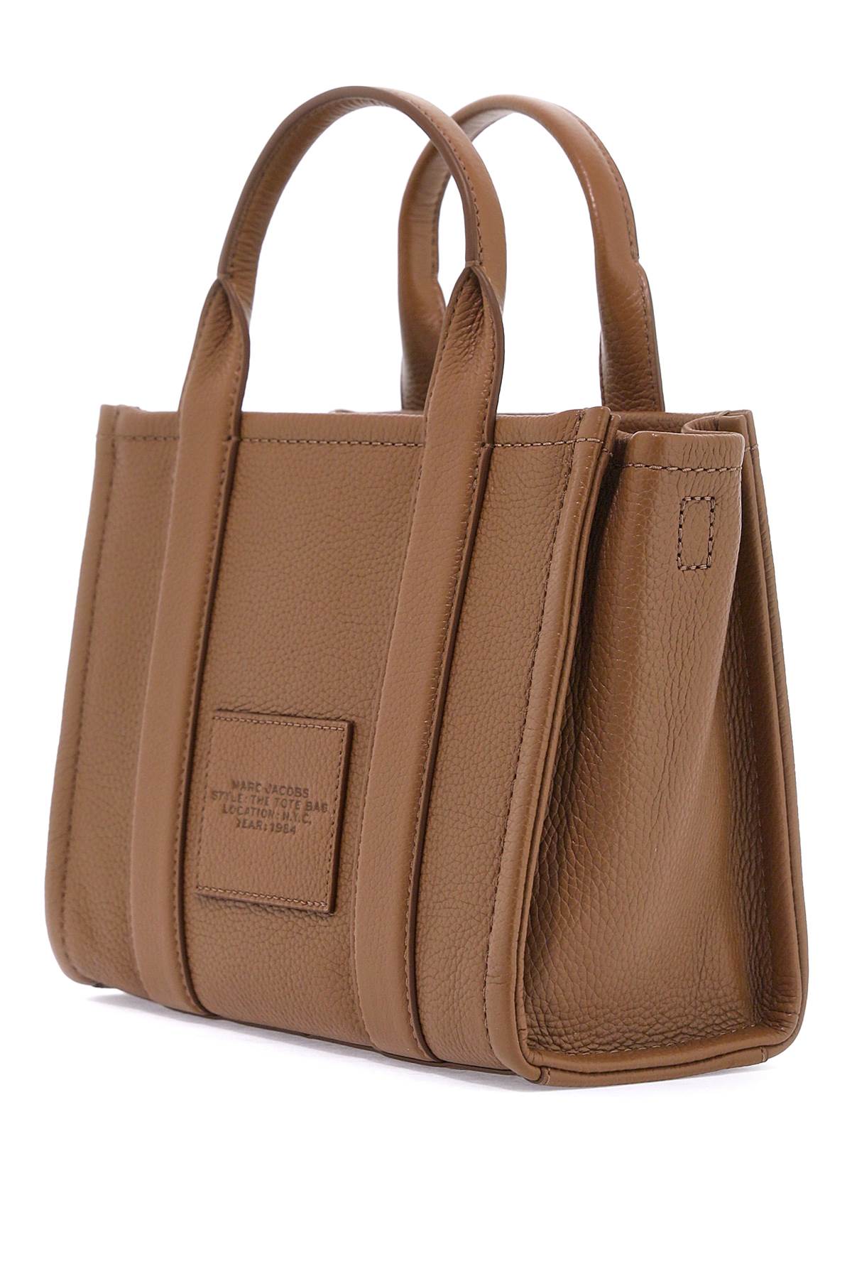 The Leather Small Tote Bag  - Brown