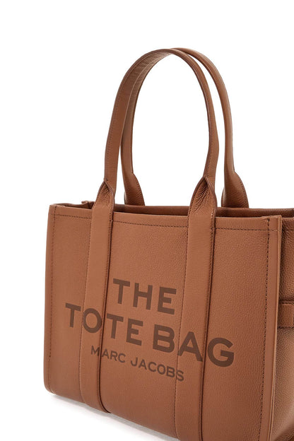 The Leather Large Tote Bag  - Brown