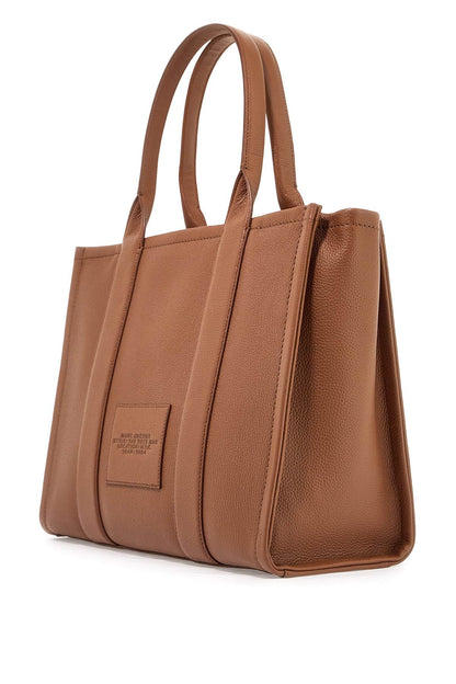 The Leather Large Tote Bag  - Brown