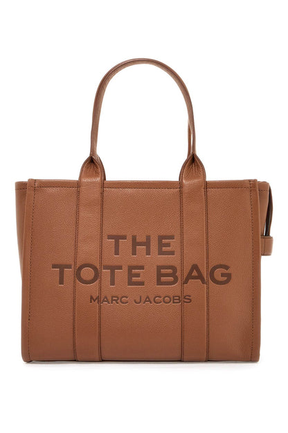 The Leather Large Tote Bag  - Brown