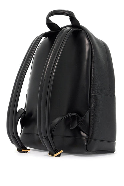 Leather Backpack  - Black