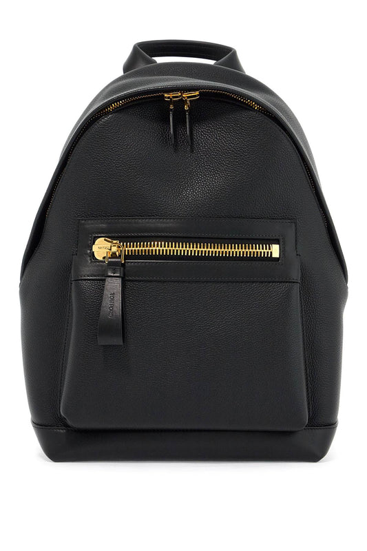 Leather Backpack  - Black