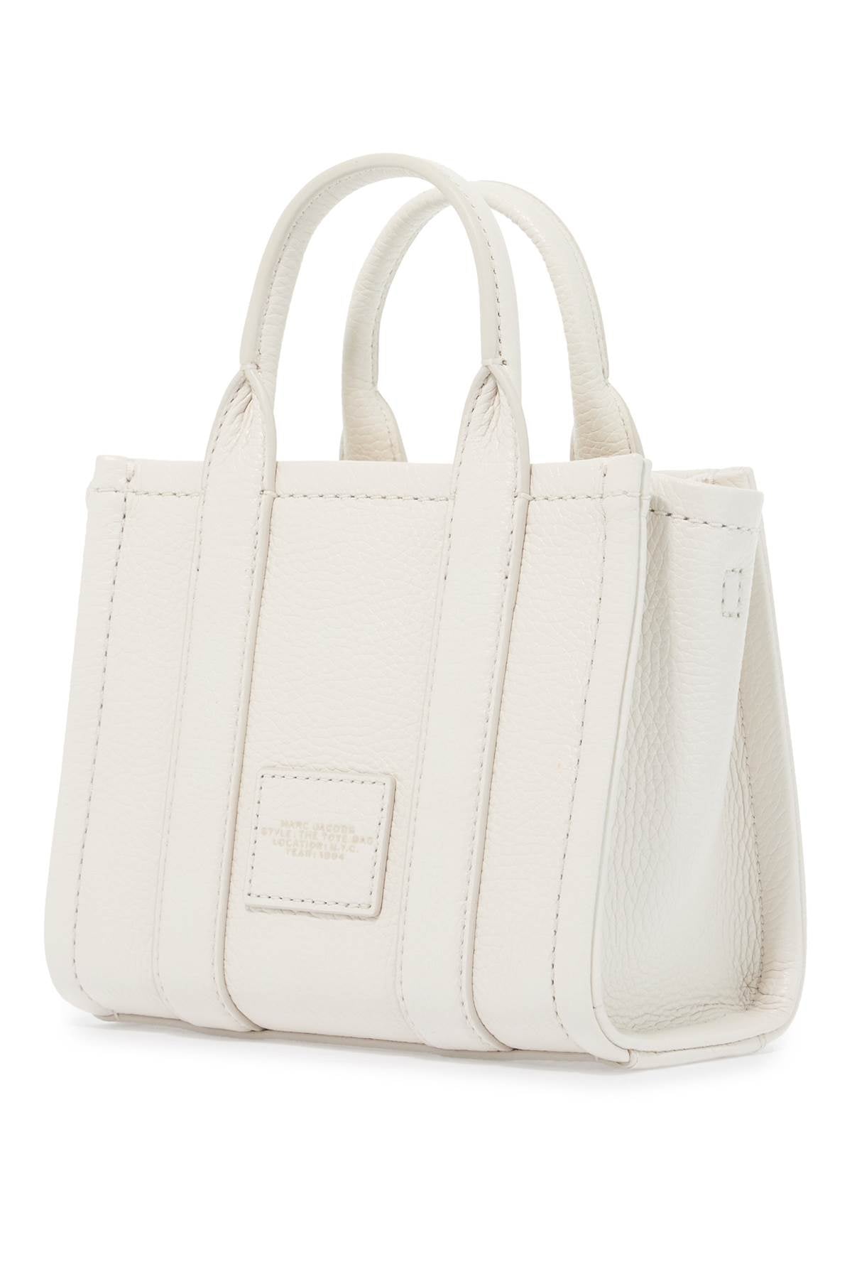 The Leather Mini Tote Bag  - White