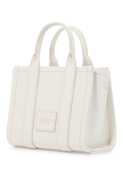 The Leather Mini Tote Bag  - White