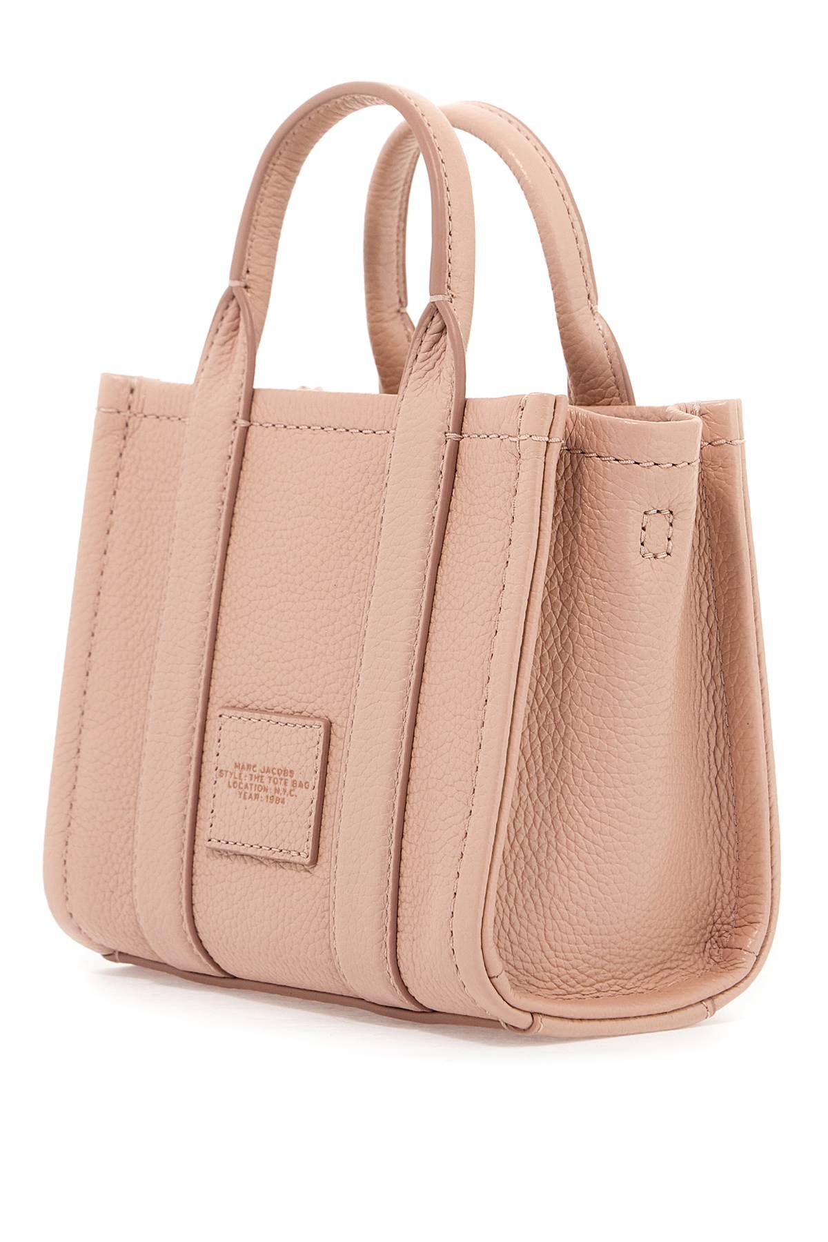 The Leather Mini Tote Bag  - Pink