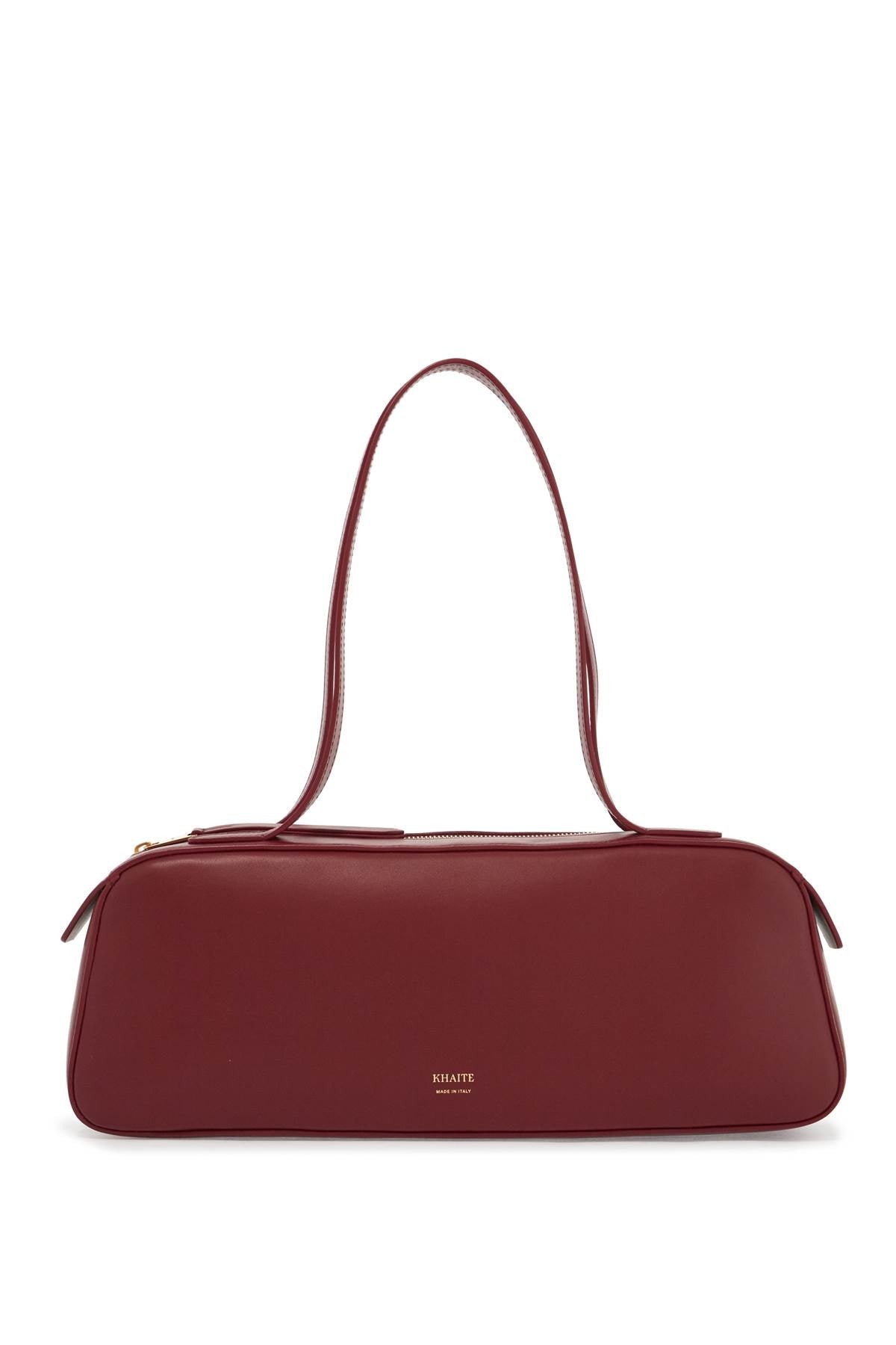 Simona Leather Shoulder Bag In 9  - Red